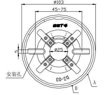 DZ-03定位底座 江西海湾底座